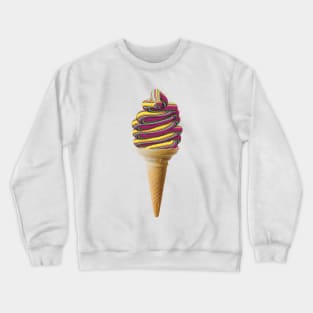 Trippy Soft Serve Cone Crewneck Sweatshirt